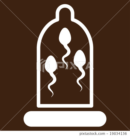 Sperm Protection Vector Icon Sperm Protection Vector Icon 19834136