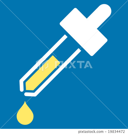 Dropper Flat Icon Dropper Flat Icon 19834472