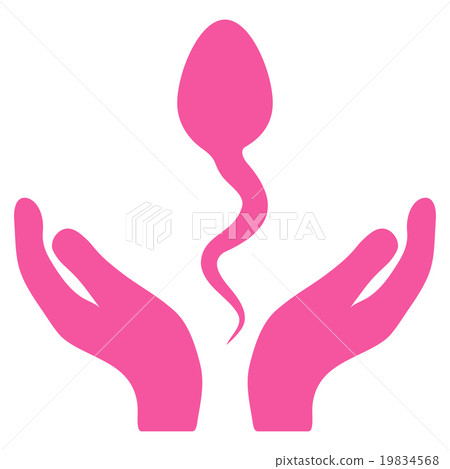Sperm Care Flat Icon Sperm Care Flat Icon 19834568
