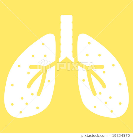 Lungs Vector Icon 19834570