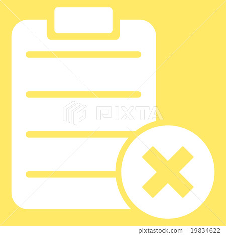 Reject Form Vector Icon 19834622