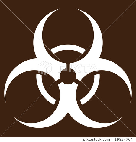 Biohazard Symbol Vector Icon Biohazard Symbol Vector Icon 19834764