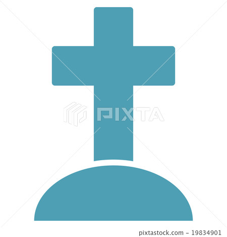 Grave Flat Icon Grave Flat Icon 19834901