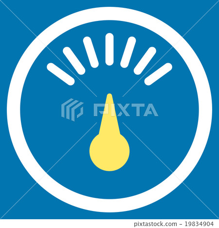 Meter Flat Icon Meter Flat Icon 19834904