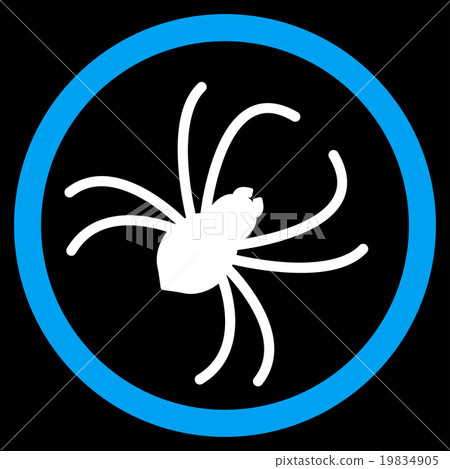 Spider Flat Icon Spider Flat Icon 19834905