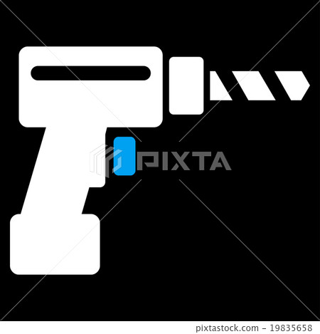 Drill Flat Icon Drill Flat Icon 19835658