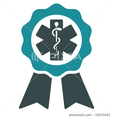 Medical Seal Icon Medical Seal Icon 19835691