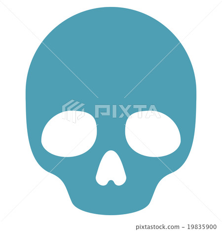 Skull Flat Icon Skull Flat Icon 19835900