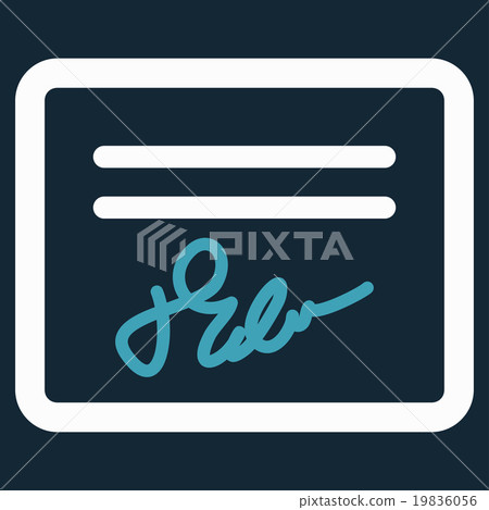 Agreement Flat Icon - Stock Illustration [19836056] - PIXTA