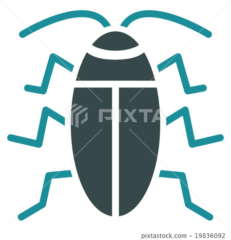 Cockroach Flat Icon 19836092