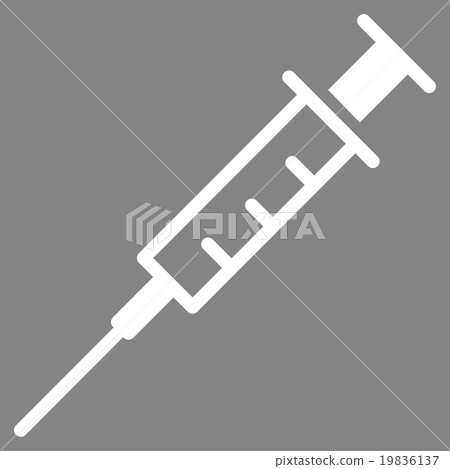 Empty Syringe Vector Icon 19836137