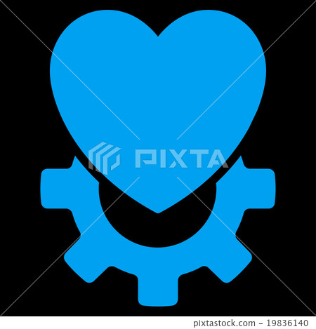 Mechanical Heart Icon 19836140
