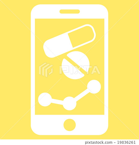 Pharmacy Online Report Vector Icon Pharmacy Online Report Vector Icon 19836261