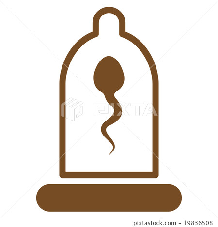 Sperm In Condom Flat Icon Sperm In Condom Flat Icon 19836508