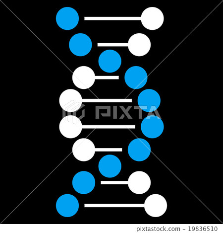 DNA Flat Icon DNA Flat Icon 19836510