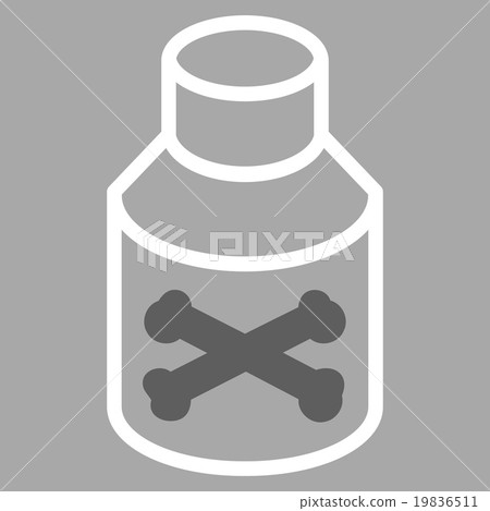 Poison Bottle Vector Icon Poison Bottle Vector Icon 19836511