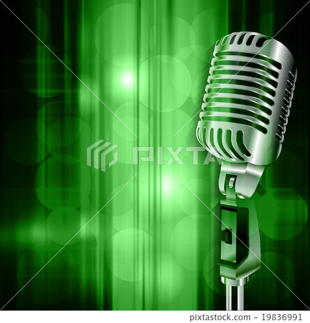 abstract grunge background with retro microphone abstract grunge background with retro microphone 19836991