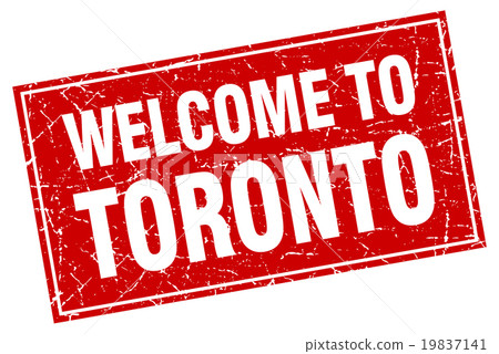 Toronto red square grunge welcome to stamp Toronto red square grunge welcome to stamp 19837141