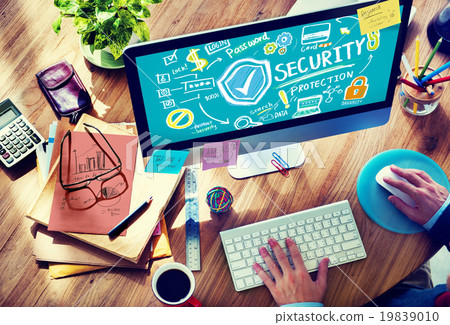 Security Shield Protection Privacy Network Concept 19839010