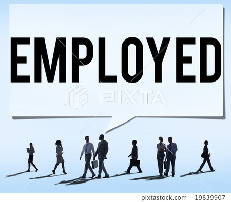 Employed Recruitment Human Resources Hiring Concept Employed Recruitment Human Resources Hiring Concept 19839907