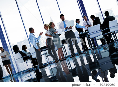 Business People Discussion Meeting Cityscape Team Concept 19839960