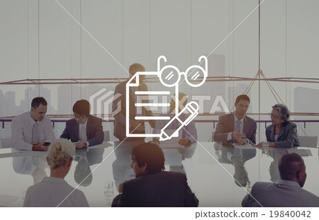 Business Office Administration Corporate Paperwork Concept Business Office Administration Corporate Paperwork Concept 19840042