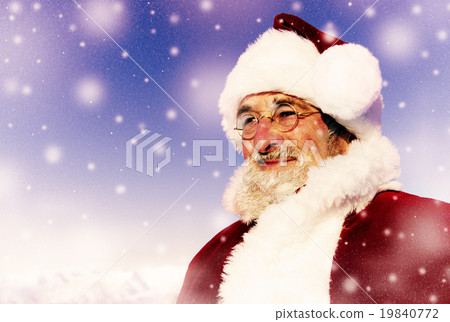Santa Winter Seasonal New Year Snowing Concept Santa Winter Seasonal New Year Snowing Concept 19840772