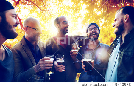 Diverse People Friends Hanging Out Drinking Concept Diverse People Friends Hanging Out Drinking Concept 19840978