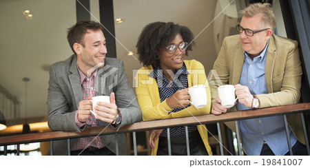 Business Team Coffee Break Relax Concept 19841007