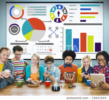 Bar Graph Chart Data Information Inforgraphic Report Concept 19841044