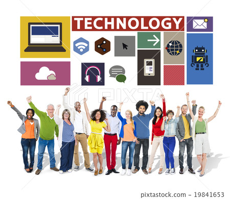 Technology Social Media Networking Online Digital Concept 19841653