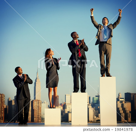 Business People Graph Success Growth Winning Concept 19841978