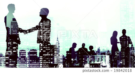 Business Handshake Agreement Deal White Collar Worker Concept 19842018