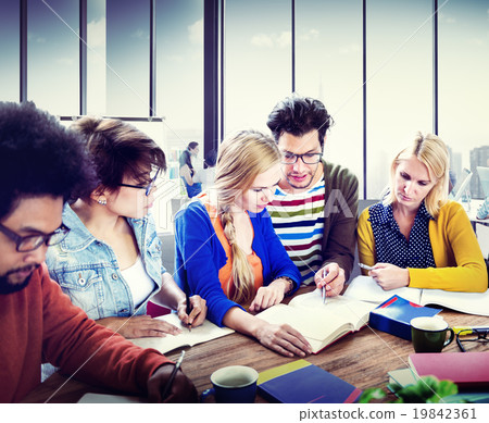 Study Group Discussion University Concept 19842361
