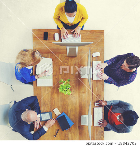 Group of Diverse Various Occupations People Meeting Concept 19842702