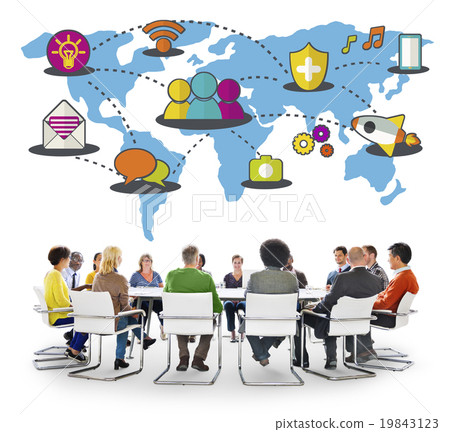 Social Network Sharing Global Communications Connection Concept Social Network Sharing Global Communications Connection Concept 19843123