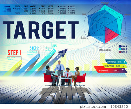 Target Achievement Goal Success Aspiration Concept 19843230