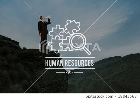 Human Resources Hiring Employement Contact Concept 19843568