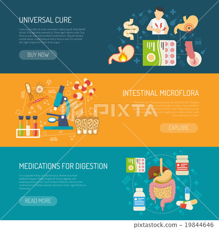 Digestion Banners Set 19844646