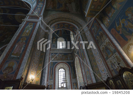 The interior with vaulted ceiling of Cathedral 19845208