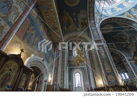 The interior with vaulted ceiling of Cathedral 19845209