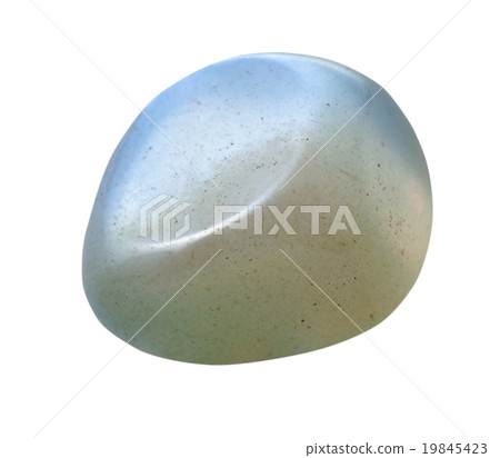 Moonstone (adularia, adular) gemstone isolated Moonstone (adularia, adular) gemstone isolated 19845423