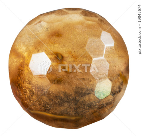 bead from Chalcedony natural mineral gem stone 19845674