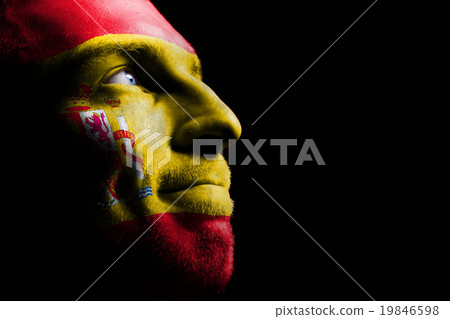 Sports fan - a patriot. Sports fan - a patriot. 19846598