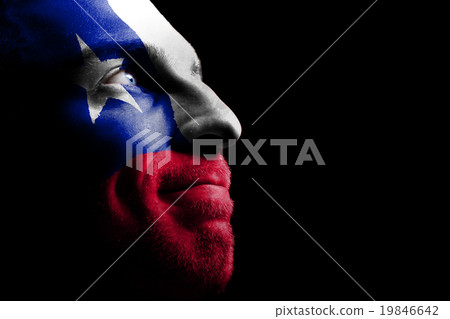 Sports fan - a patriot. Sports fan - a patriot. 19846642