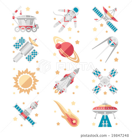 Space Icons Vector Set 19847248