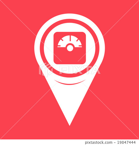 Map Pin Pointer weighting apparatus icon Map Pin Pointer weighting apparatus icon 19847444