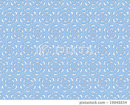 blue stylized flower texture 19848834