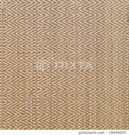 woven wood mat as pattern 19849605