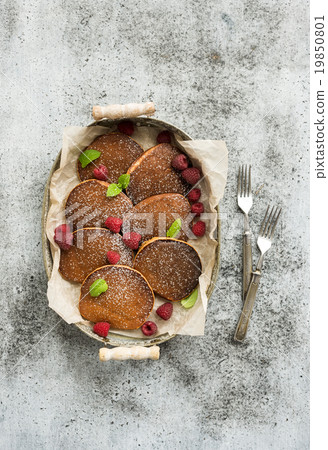 Breakfast set. Homemade buckwheat pancakes with 19850801